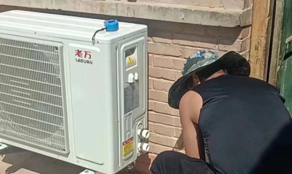 老万超低温空气源热泵为宁夏青铜峡市500户居民提供冷暖保障2